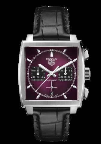 泰格豪雅荣耀呈献 摩纳哥系列（MONACO） 紫色表盘 限量版腕表