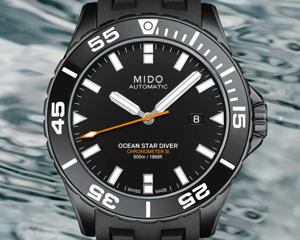 美度领航者系列Ocean Star Diver 600-神秘的黑色海星